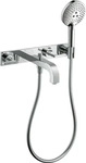 Axor Citterio 3-Loch Wannenarmatur mit Platte Unterputz mit Hebelgriff - Chrom -