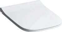 Geberit Smyle Square WC-Sitz Sandwichform ohne Absenkautomatik - Wei&szlig; - 500239011