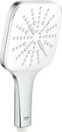 Grohe Rainshower SmartActive 130 Cube Handbrause 3 Strahlarten - Moon White / Chrom -