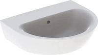 Geberit Renova Waschtisch ohne Hahnloch mit &Uuml;berlauf 550 mm x 450 mm - Wei&szlig; -