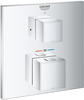 Grohe Grohtherm Cube Thermostat-Brausebatterie mit 1 Absperrventil - Supersteel -