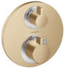 Hansgrohe Ecostat S Thermostat für 2 Verbraucher Unterputz - Brushed Bronze -