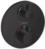 Hansgrohe Ecostat S Thermostat für 2 Verbraucher Unterputz - Mattschwarz - 15758670