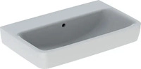 Geberit Renova Compact Waschtisch ohne Hahnloch mit &Uuml;berlauf 650 x 400 mm mit