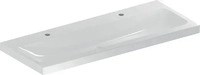 Geberit iCon Light Waschtisch mit 2 Hahnl&ouml;chern ohne &Uuml;berlauf 1200 x 480 mm -...