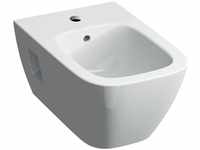 Keramag / Geberit Renova Plan Square Bidet wandhängend - Weiß - 500380011