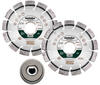 Metabo Set Diamanttrennscheibe 115 x 22,23 mm, Universal + Quickspannmutter M14 -