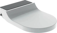 Geberit AquaClean Tuma Comfort WC-Aufsatz mit Absenkautomatik - Glas Schwarz -