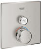 Grohe Grohtherm SmartControl Thermostat mit 1 Absperrventil Design eckig -...