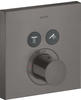 Axor ShowerSelect Thermostat eckig für 2 Verbraucher Unterputz - Brushed Black
