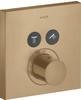 Axor ShowerSelect Thermostat eckig für 2 Verbraucher Unterputz - Brushed...