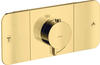 Axor One Thermostatmodul für 2 Verbraucher Unterputz - Polished Gold Optic -