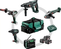 Metabo Combo Set 5.2 18V bestehend aus 5 Akku-Maschinen mit 3 x 4 Ah Li-Ion in