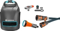 Gardena Textilschlauch Liano Xtreme Display 1/2" 10m Set + Indoor-Adapter+Tasche