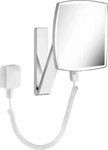 Keuco iLook_move Kosmetikspiegel mit Kabelschalter mit Beleuchtung 200 x 200 mm -