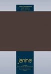 Janine Janine Topper-Spannbetttuch 5001 (f&uuml;r Box-Spring Betten) dunkel braun (87)