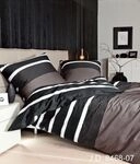 Janine Janine Mako-Satin Bettw&auml;sche J.D. 8468 nougat-schwarz Gr&ouml;&szlig;e: 240x220 cm +