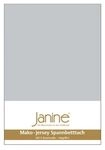Janine Janine Spannbetttuch Mako-Feinjersey 5007 silber (18) Gr&ouml;&szlig;e: 100x200...