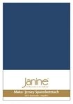 Janine Janine Spannbetttuch Mako-Feinjersey 5007 marine (82) Gr&ouml;&szlig;e: 100x200 cm