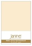 Janine Janine Spannbetttuch Mako-Feinjersey 5007 leinen (27) Gr&ouml;&szlig;e: 100x200...