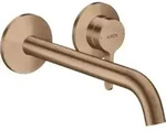 hansgrohe Fertigmontageset Axor One UP-EHM, m HG, Ausl. 220mm, brush. r gol