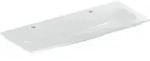 Geberit M&ouml;belwaschtisch iCon 120x48cm, Hahnl. li + re, o. &Uuml;L, wei&szlig;