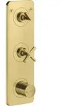hansgrohe Fertigset Axor Citterio E UP-Thermostat 380x120mm, m Pl., brush. br