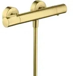 hansgrohe Brausethermostat Axor Citterio M AP, 1 Verbraucher, brushed brass