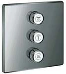 Grohe Fertigset Grohtherm Smartcontrol hd graph., eckig, 3-fach Unterputzventil