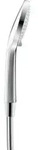 Duravit Handbrause 3jet 110 MinusFlow 245mm, Anschl.-G. G 1/2, D 110mm, chr/we