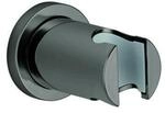 Grohe Handbrausehalter Rainshower n. verstellb., rd Rosette, hard graphite (27074A00)