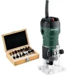 Metabo Kantenfr&auml;se FM 500-6 500-Watt mit Fr&auml;sersortiment 15-teilig