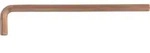 KS Tools BRONZEplus Innensechskant-Winkelstiftschl&uuml;ssel lang 12 mm