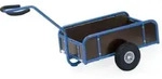 fetra Handwagen mit Kasten 4107L, Tragkraft 200kg Luft-Bereifung