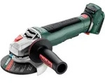 Metabo Akku-Winkelschleifer WPB 18 LT BL 11-125 Quick mit Bremse, Schnellspannmutter,
