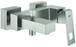 Grohe Wannen-Einhebelmischer Eurocube supersteel, Wandmontage