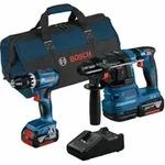 Bosch Combo Kit 2-tlg. 18V: GSB 18V-45 + GBH 18V-22 + 2 x Akku 4.0Ah,