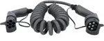 KS Tools efuturo Spiralladekabel Typ 2 auf Typ 2 Stecker, 3 Phasen, bis zu 22 kW, 32