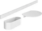 hansgrohe Badewannenset WallStoris aus Kunststoff, mattwei&szlig;