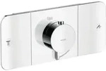 hansgrohe Fertigmontageset Axor One UP-Thermostat., 2 Verbr., Edelstahl-Optik