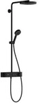 hansgrohe Brause-Set Pulsify S mit Thermostat, mattschwarz