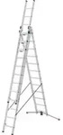 Hailo Mehrzweckleiter Master S120 3-teilig 3 x 12 Sprossen