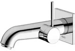 Keuco Einhebelmischer f&uuml;r Waschtisch UP IXMO 59516 Wandm./Ausf.eck. Ausl.165mm/Soft