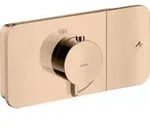 hansgrohe Fertigmontageset Axor One UP-Thermostat., 1 Verbr., pol. red gold