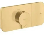 hansgrohe Fertigmontageset Axor One UP-Thermostat., 1 Verbr., brush. gol opt