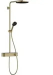 hansgrohe Brause-Set Pulsify S mit Thermostat, brushed bronze