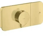 hansgrohe Fertigmontageset Axor One UP-Thermostat., 1 Verbr., brushed brass
