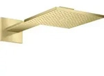 hansgrohe Kopfbrause Axor m Br.Arm, 250x250mm, 2jet, brushed brass