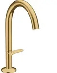 hansgrohe Waschtisch-Einhebelmischer Sel. 170 Axor One A 140mm, m Pus-Op-Abl, brush.