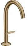 hansgrohe Waschtisch-Einhebelmischer Sel. 170 Axor One A 140mm, m Pus-Op-Abl, brush.